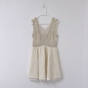 Free People Lace Mini Dress